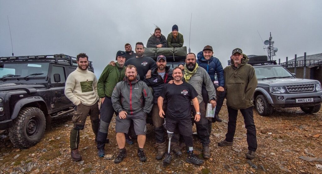 Group of veterans complete “adventure therapy” excursion.