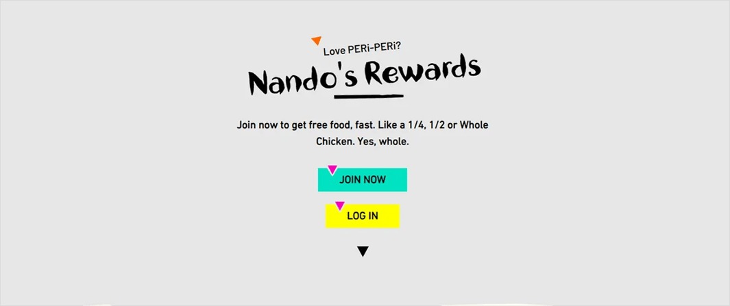 Nandos Rewards loyalty program