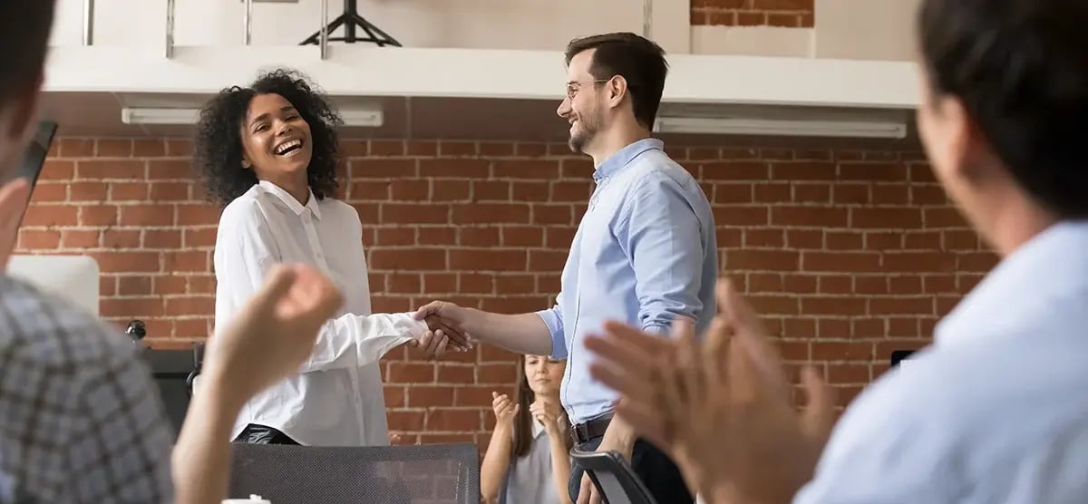 Performance bonus being handed out