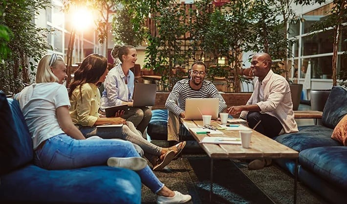 Relaxing office design