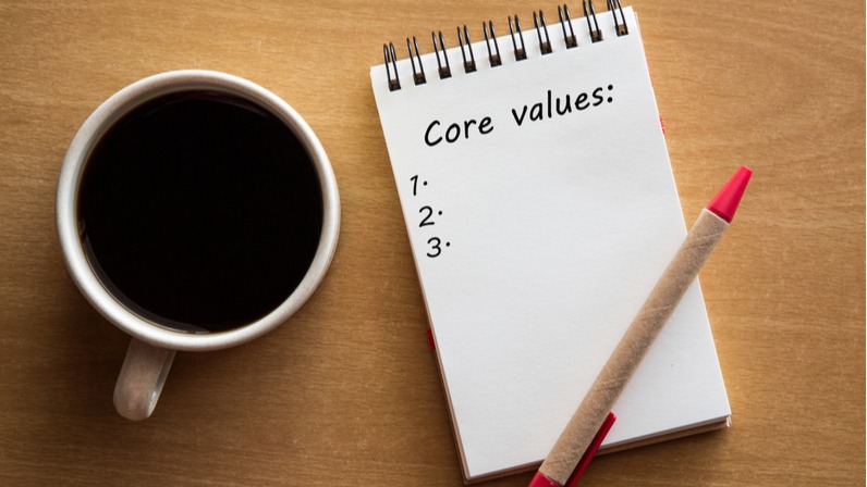 How to promote core values in the workplace