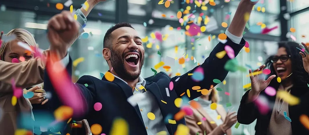 Employee delighted with work incentives