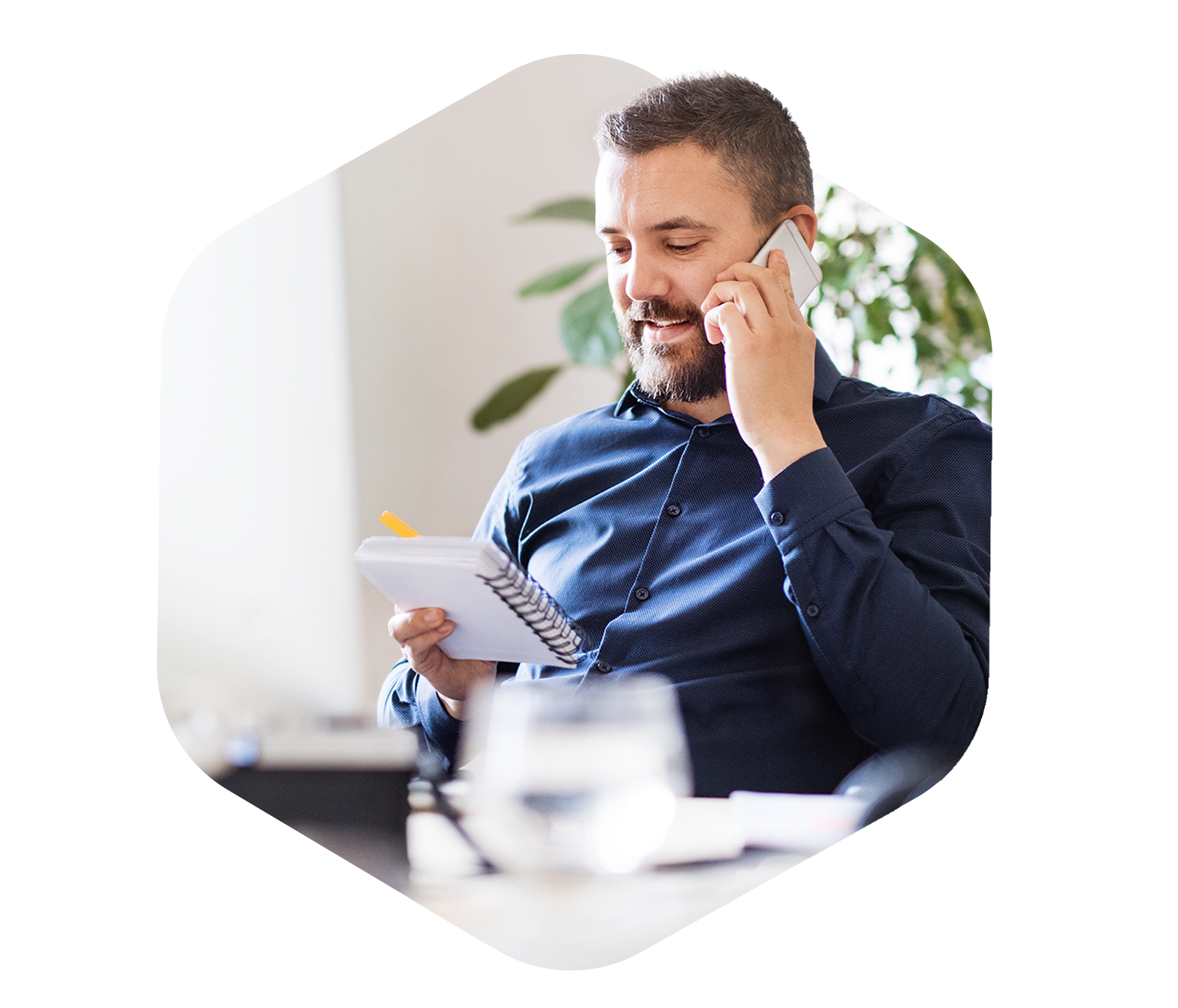 Reseller on the phone