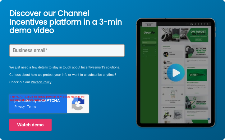 Discover our Distributor Incentives platform in a 3-min demo video